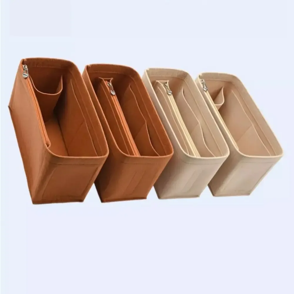 sac à main en feutre simple, sac d'insertion, support de sac, sac interne multi-poches, sac portable de voyage, organisateur pour birkin25/30/35