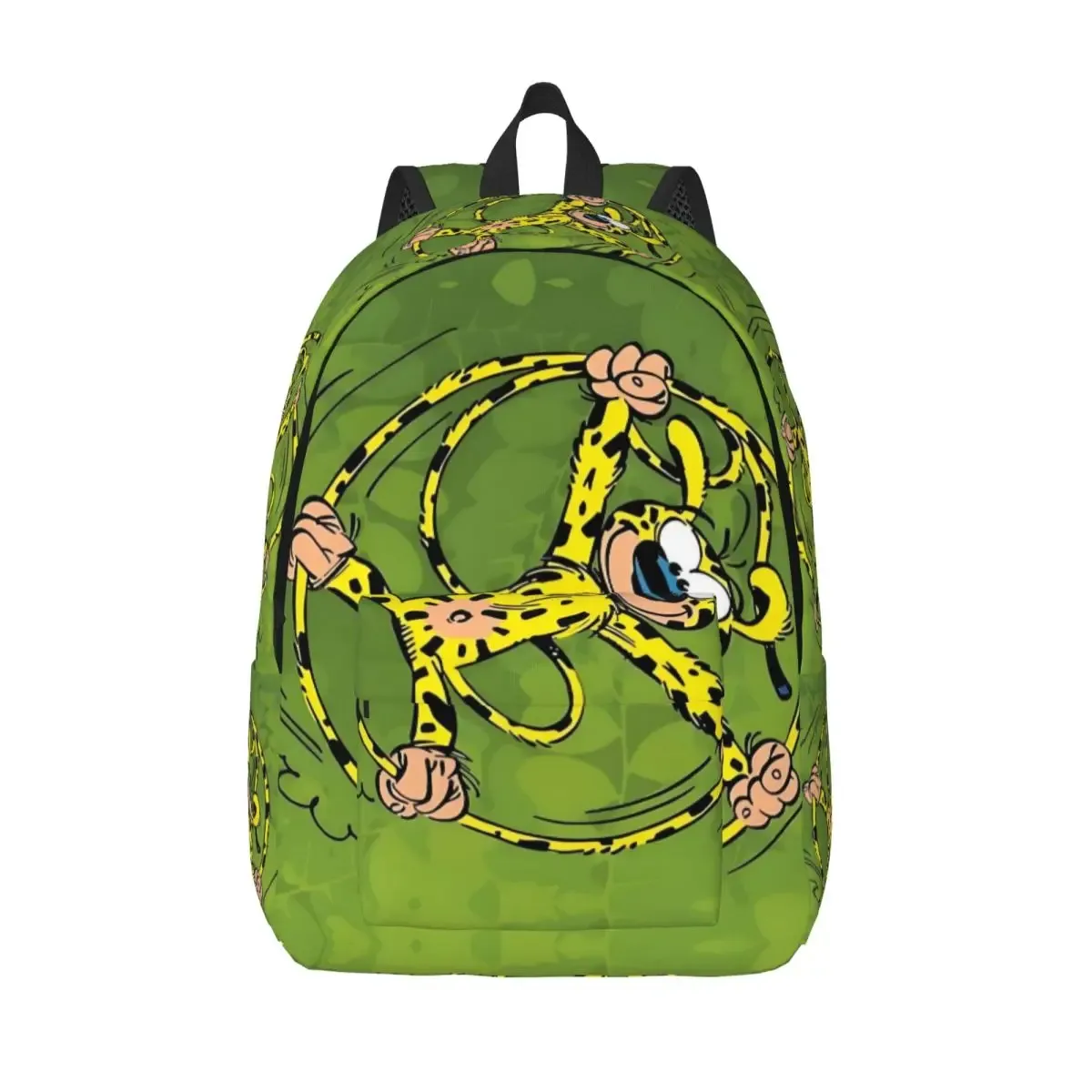 sac à dos en toile de bain familial marsupilami personnalisé pour femmes et hommes, sac à livres décontracté pour l'école et l'université, sacs de personnages de dessins animés