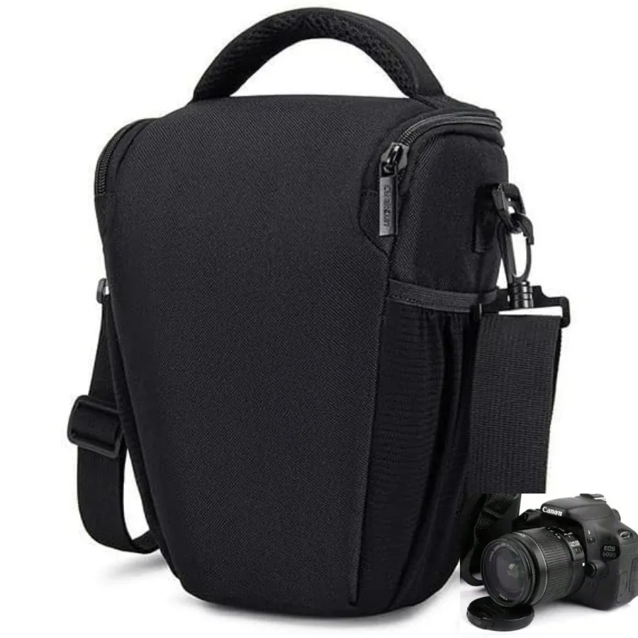 sac pour appareil photo numérique reflex caden, sac à bandoulière en nylon, sac pour équipement photographique, sac triangulaire pour appareil photo hybride pour nikon canon sony