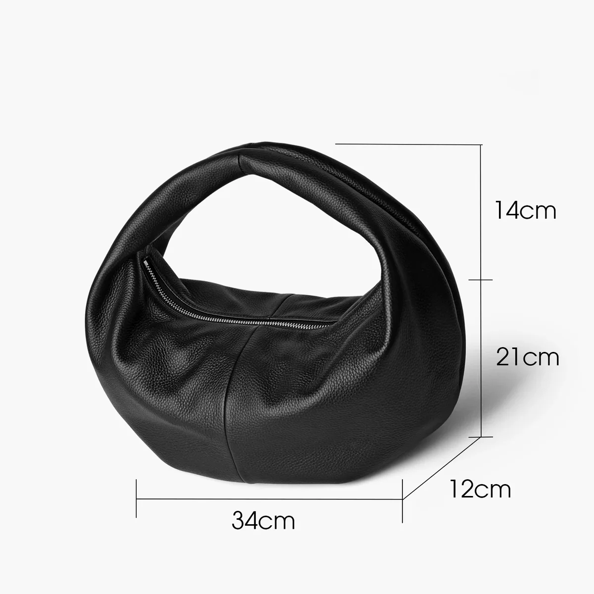 sac fourre-tout donnain en cuir souple, véritable daim, pour femme, grand format, en cuir de vachette, avec poignée supérieure, noir, polyvalent, tendance, pour le quotidien