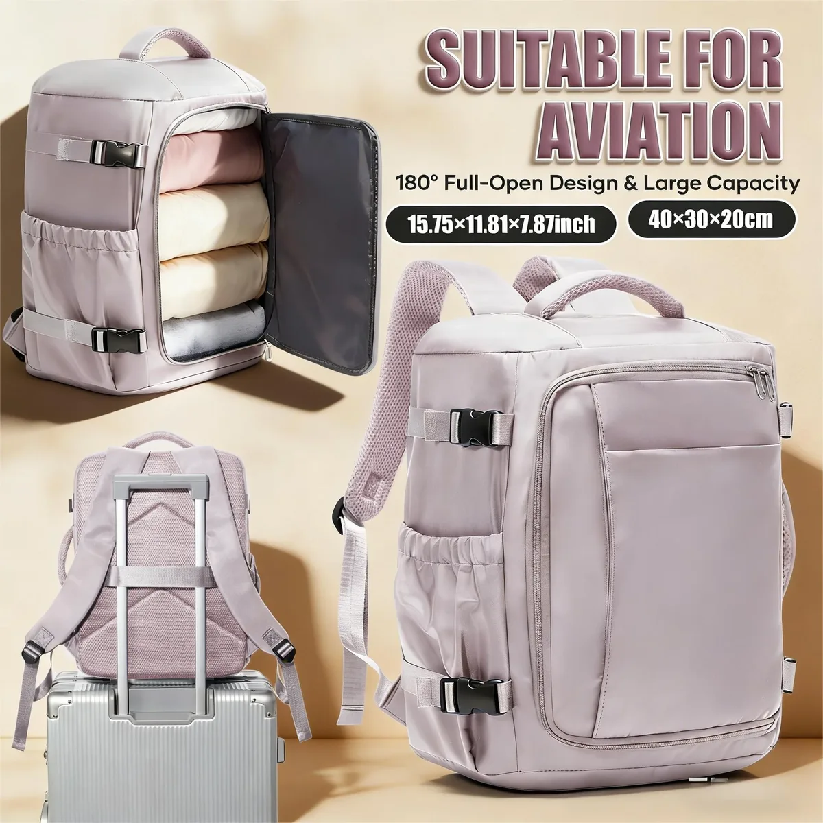 sac de cabine ryanair 40x30x20, sac à dos de voyage sous le siège, sac à main easyjet wizzair, sac à main pour femme, sac à dos pour ordinateur portable 15,6 pouces