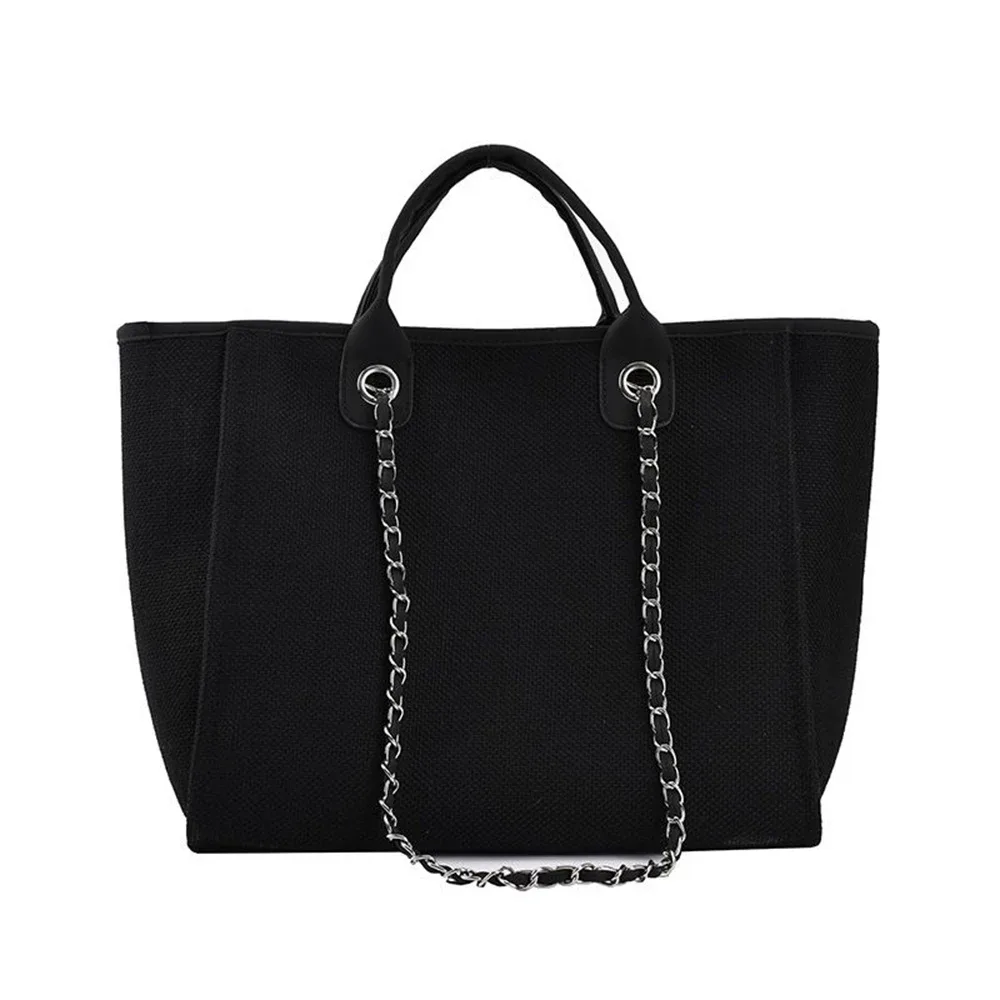 personnaliser monogramme sac fourre-tout grande maman mini toile sac à main sacs de voyage personnalisé chaîne sac à main rayure shopper épaule fourre-tout