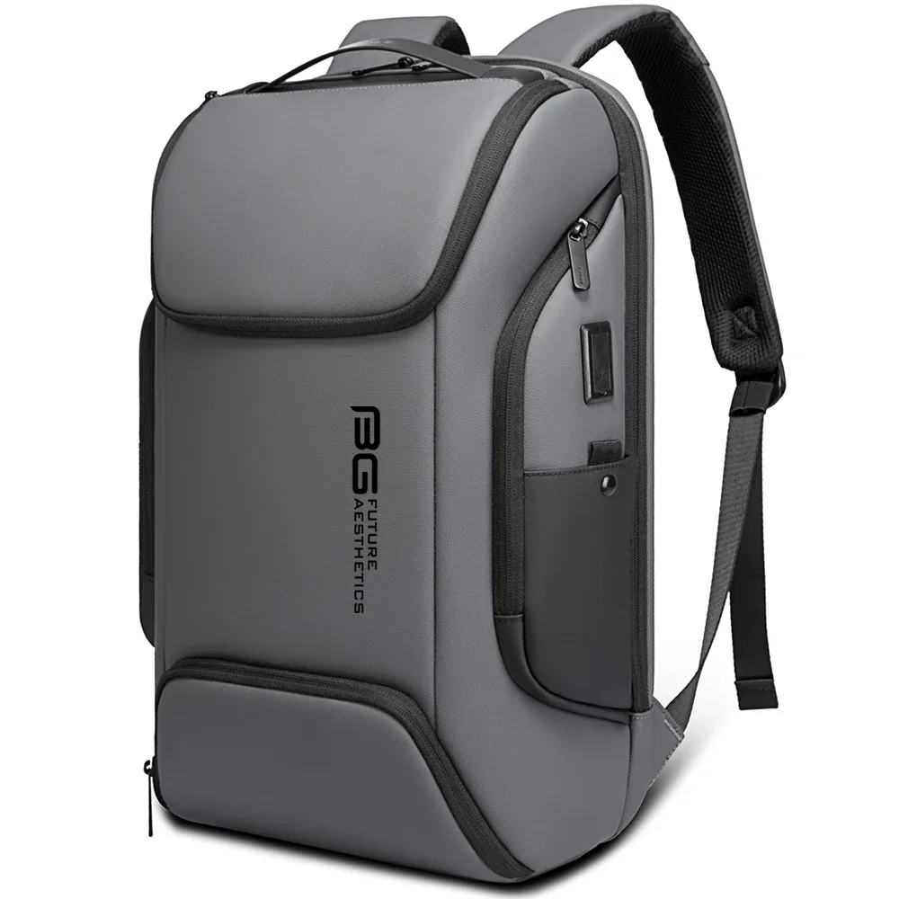 sac dos tpu noir compartiments ordinateur portable accessoires poignée usb ceinture air décoration lettres style décontracté