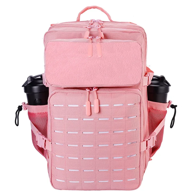 lhi 45l sac à dos tactique hommes noir spotrs athlète sac de sport camping en plein air randonnée sac à dos armée assaut pack avec porte-bouteille