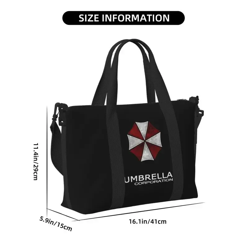 Sac de voyage Umbrella Corporation pour hommes et femmes, sac de week-end portable, sac de transport pour le sport, la gym, le yoga