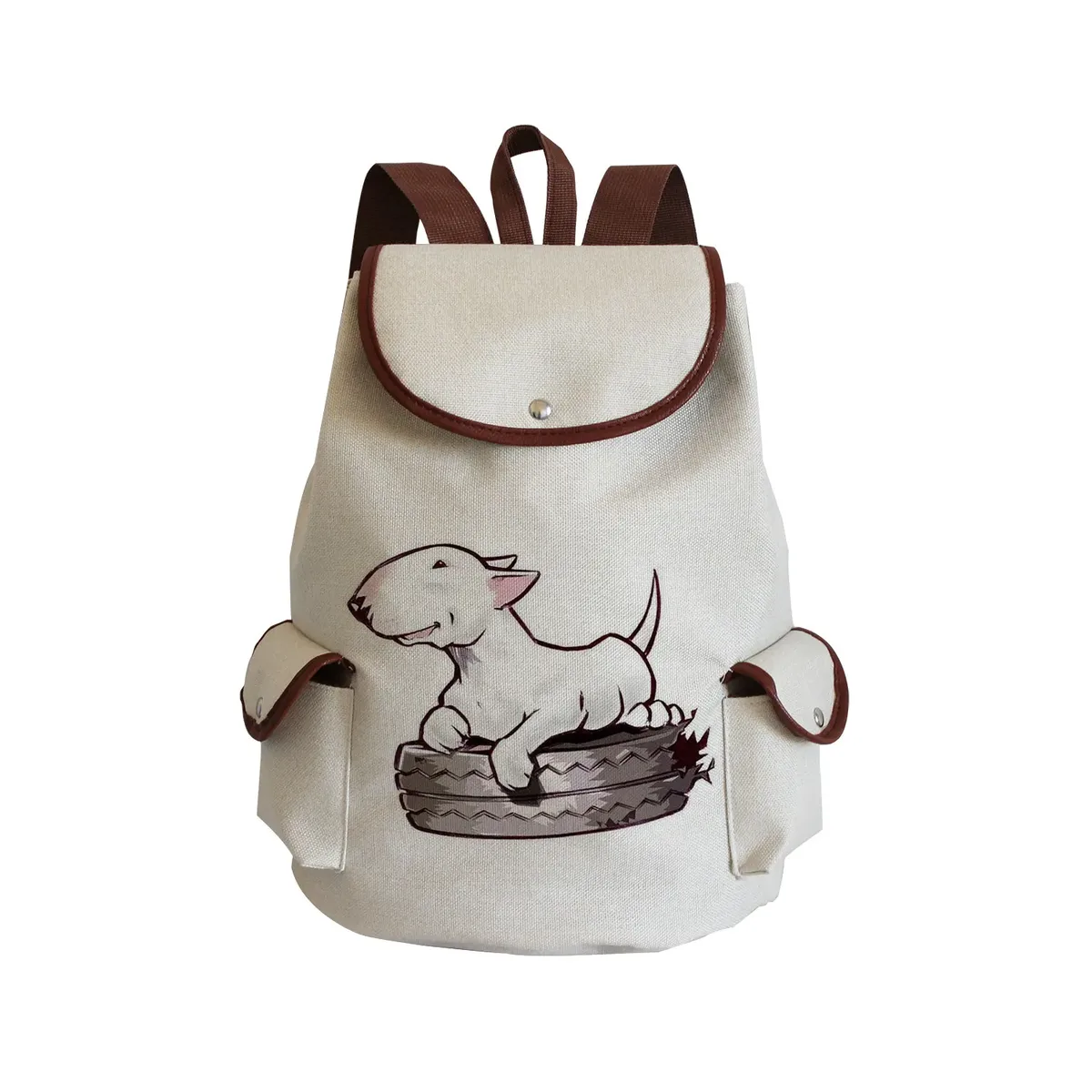 sac à dos personnalisé avec peinture à l'huile et imprimé de chien lévrier, sacoche de styliste durable pour shopping et voyage, accessoire d'extérieur décontracté pour femme