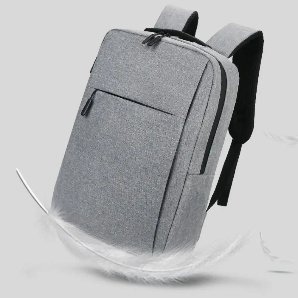 sac dos polyester gris noir bleu voyage étudiant affaires polyvalent ouvrage ordinateur transport travail