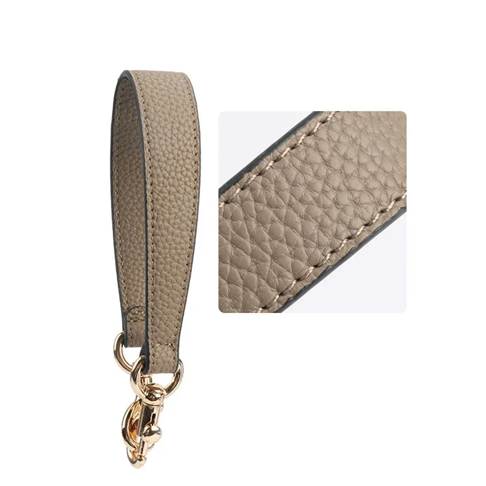sangle de sac de conception de marque pour sac fourre-tout sous les bras, sacs à main, sangle de sac initiée par la poignée, sangle en cuir vachetta, accessoires de sac