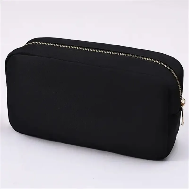 s /m/l/xl 17 couleurs pochette en nylon maquillage sac cosmétique fermeture éclair articles de toilette organisateur sac pour femmes filles voyage cadeau pochette de maquillage