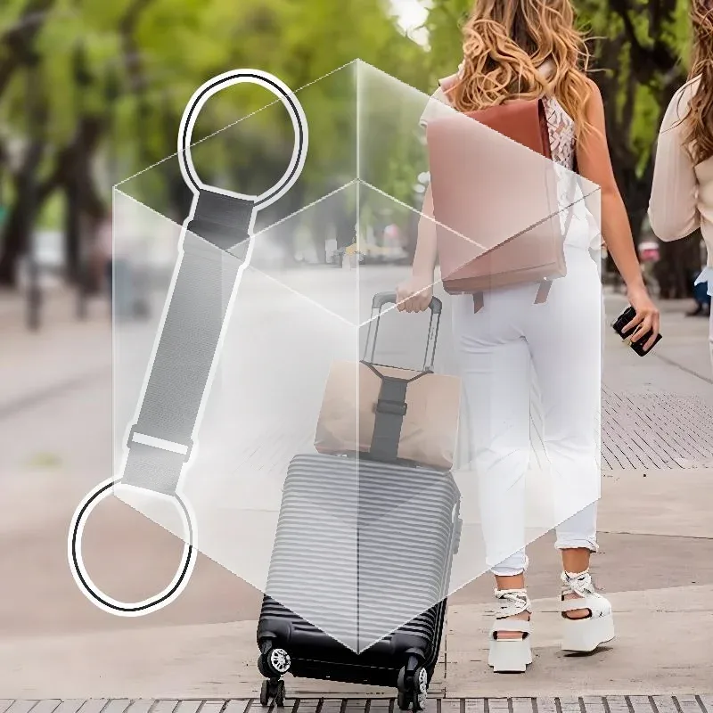 sangle de bagage élastique compacte réglable pour un transport facile et sécurisé