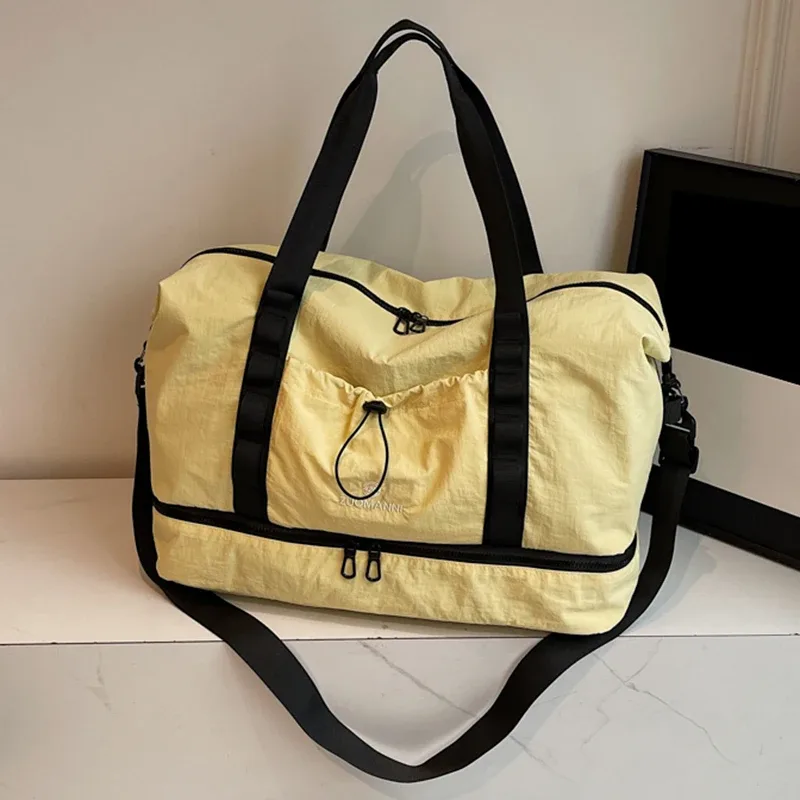 sac de voyage de grande capacité avec compartiment à chaussures indépendant, sacs de voyage adaptés au yoga, au sport, au rangement et aux week-ends