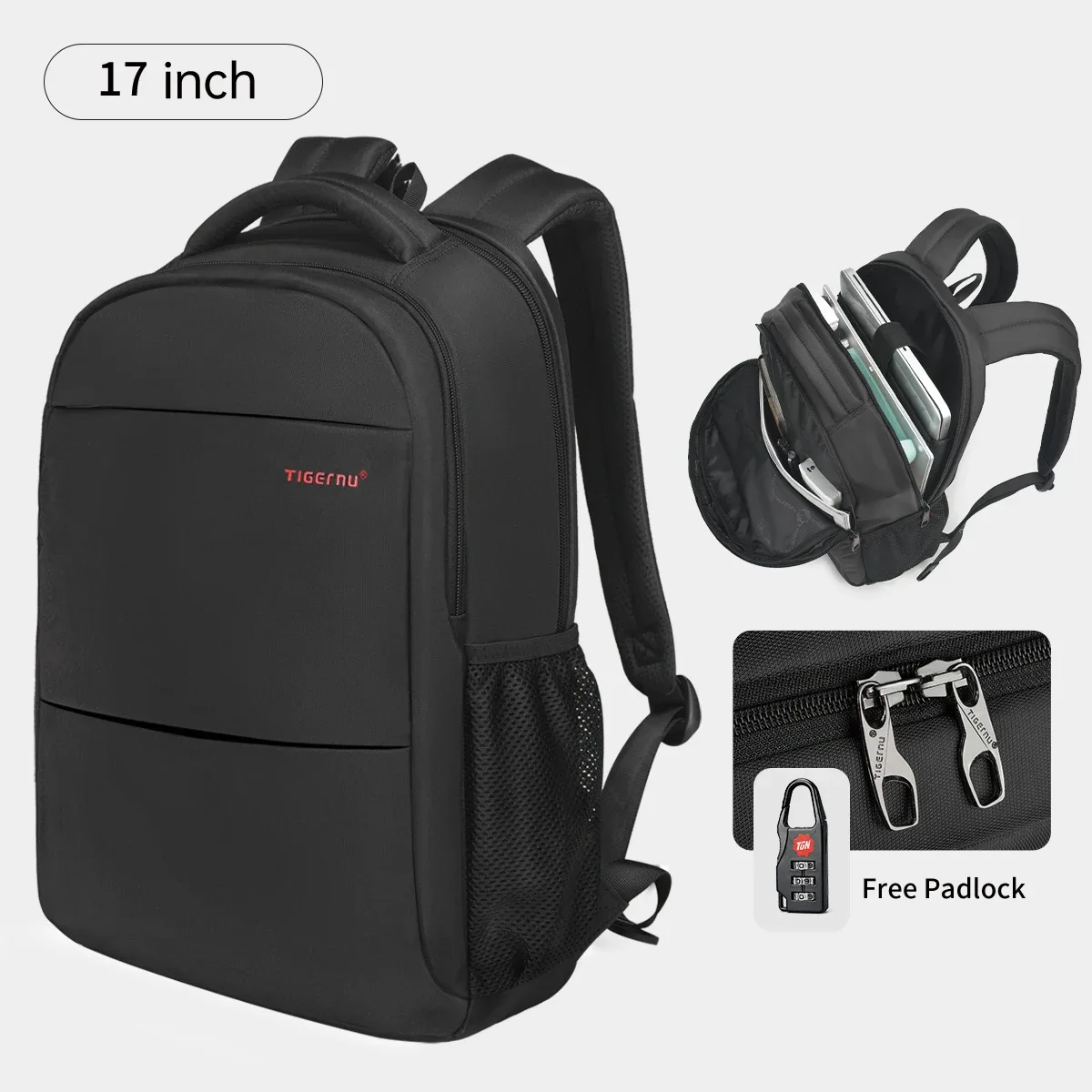 tigernu sac à dos antivol pour femmes grande capacité 15.6 pouces sac à dos pour ordinateur portable sac de voyage cartable pour femmes filles