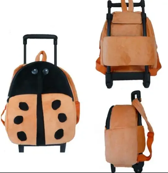 sac d'école de dessin animé pour bébés, sac à dos à roulettes pour écoliers, chariot de voyage sr, sac à roulettes