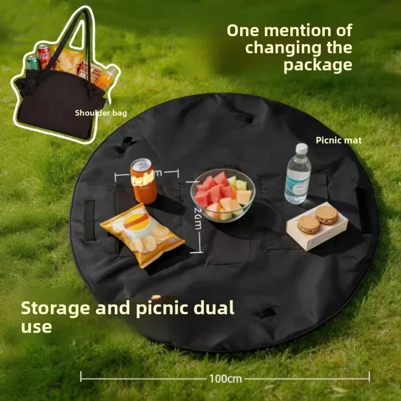 sac de sport élégant et léger, fourre-tout à bandoulière de grande capacité pour le camping, les voyages et le rangement