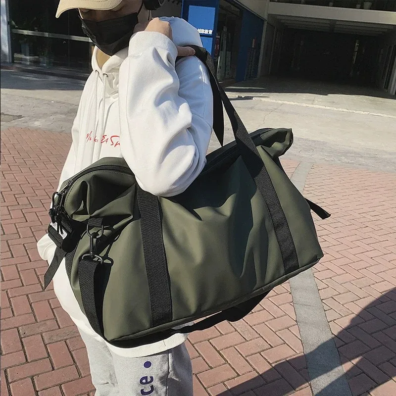 oxford sac de voyage sacs à main grande capacité bagage à main sacs hommes femmes épaule en plein air fourre-tout week-end étanche sport sac de sport