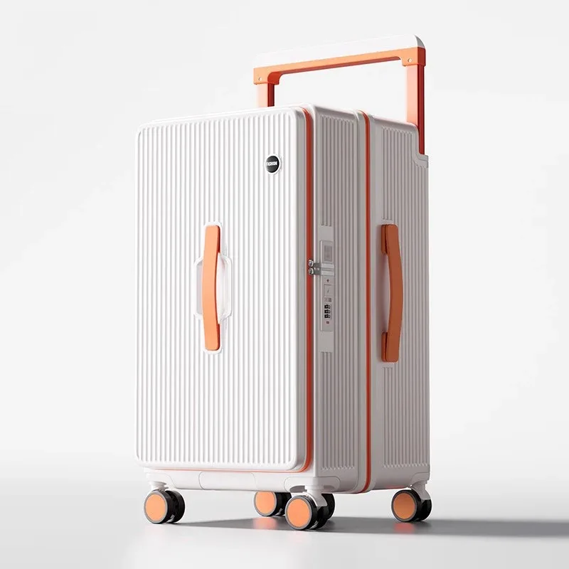 klqdzms valise à roulettes de 32 pouces, grande capacité, valise trolley de 20 pouces, boîte de transport pour ordinateur portable, sac à bagages avec mot de passe pour étudiant