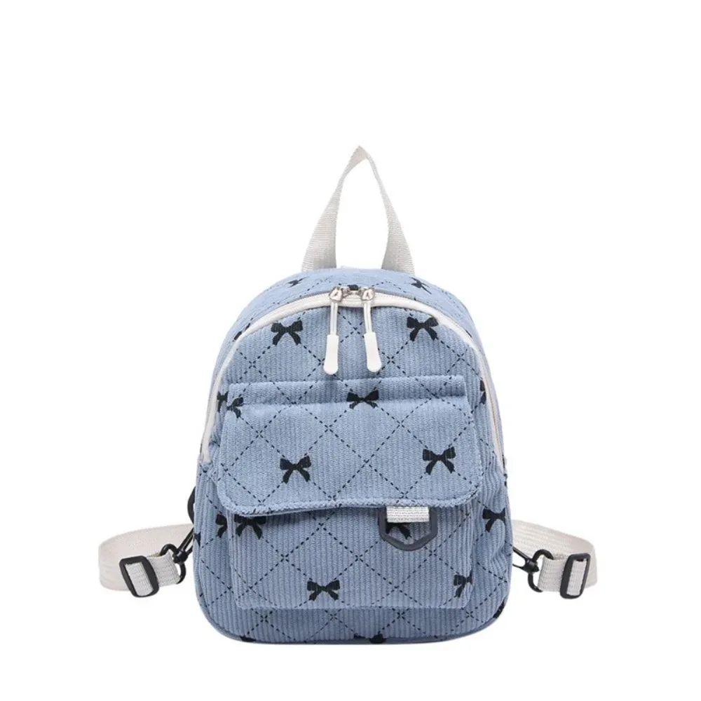 mini sac à dos imprimé bowvétérans t doux, sac initié, sac de rangement cosmétique de voyage, sacs à livres étudiants ins, sac à dos décontracté, version coréenne