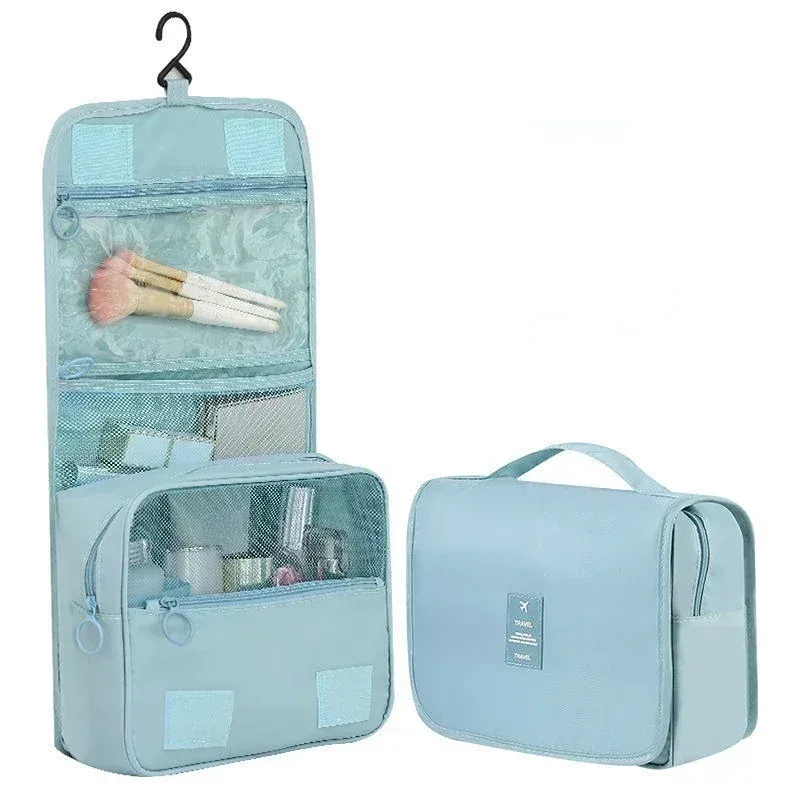 sacs de maquillage pour femmes de haute qualité, sac à cosmétiques de voyage, organisateur de produits de toilette, rangement étanche, sac de lavage suspendu pour salle de bain