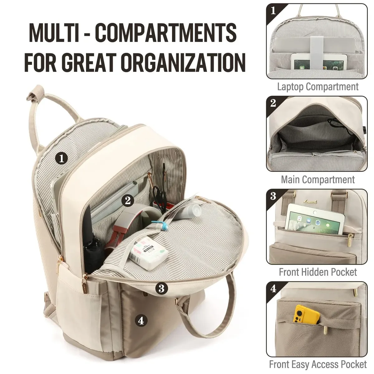 sac à dos pour ordinateur portable avec port de chargement usb, sac à dos d'affaires en cas de déchirure pour les voyages, sac à dos décontracté pour hommes et femmes, 14 pouces, 15 pouces