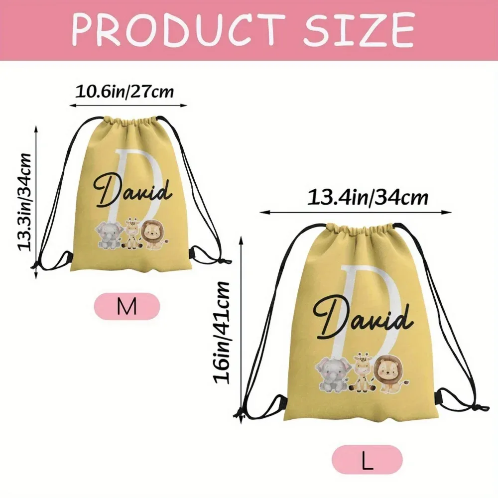 sac dos polyester sport femme motif animaux mignons personnalisable couleur variée voyage usage fitness