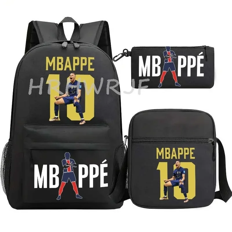 sacs à dos neymar, lot de 3, grand sac de voyage pour adolescents, sac d'école, sac à dos de sport, sac à dos décontracté en nylon classique pour ordinateur