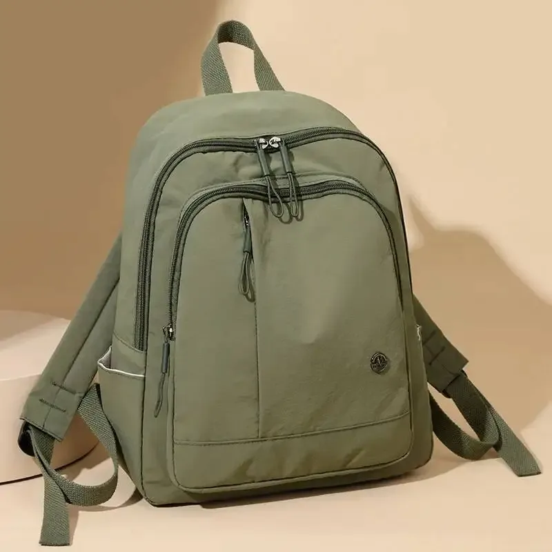 nouveau décontracté mode simple oxford tissu polyvalent grande capacité multi couches double sacs à bandoulière femmes léger sac à dos