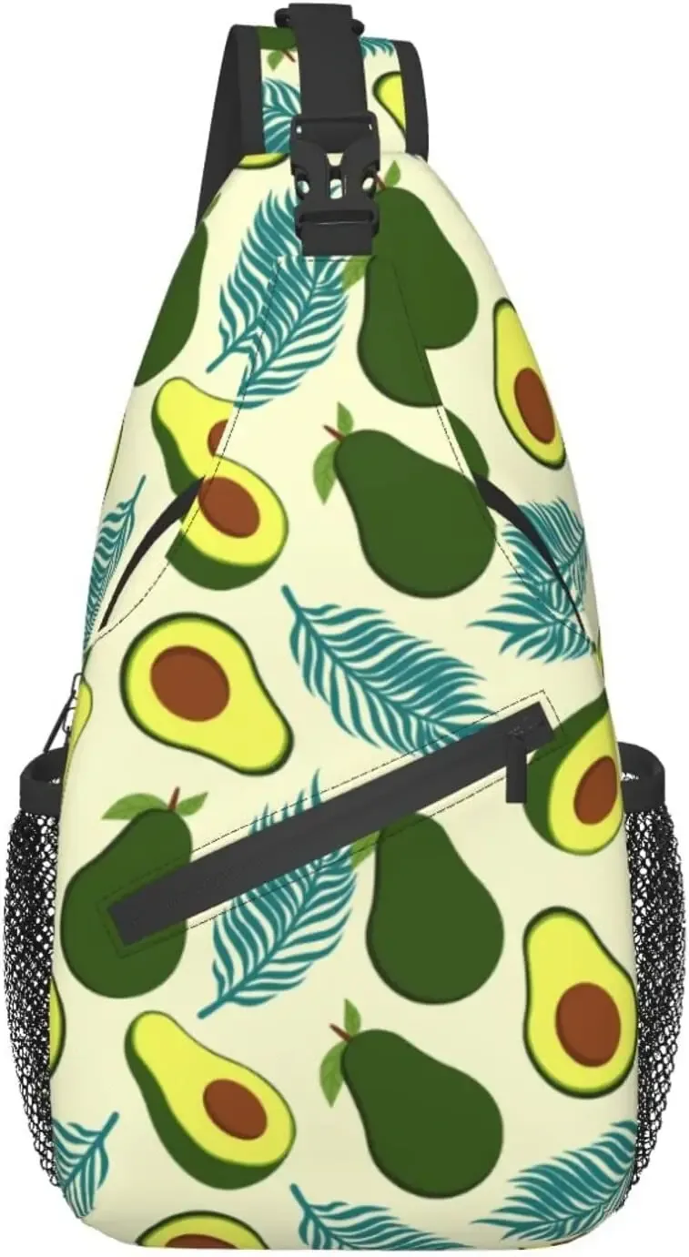sac à bandoulière à motif de gels sans couture pour femmes et hommes, sacs à bandoulière à imprimé fruits, sac à dos décontracté, sac de poitrine, sac à dos initié