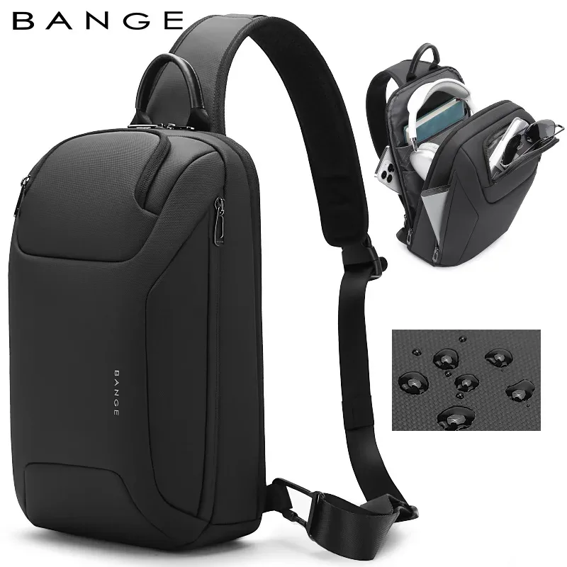 Sacs à bandoulière Bange pour hommes, sacs banane de luxe, sacs de taille, sacs à bandoulière pour hommes, sacs de cyclisme d'extérieur