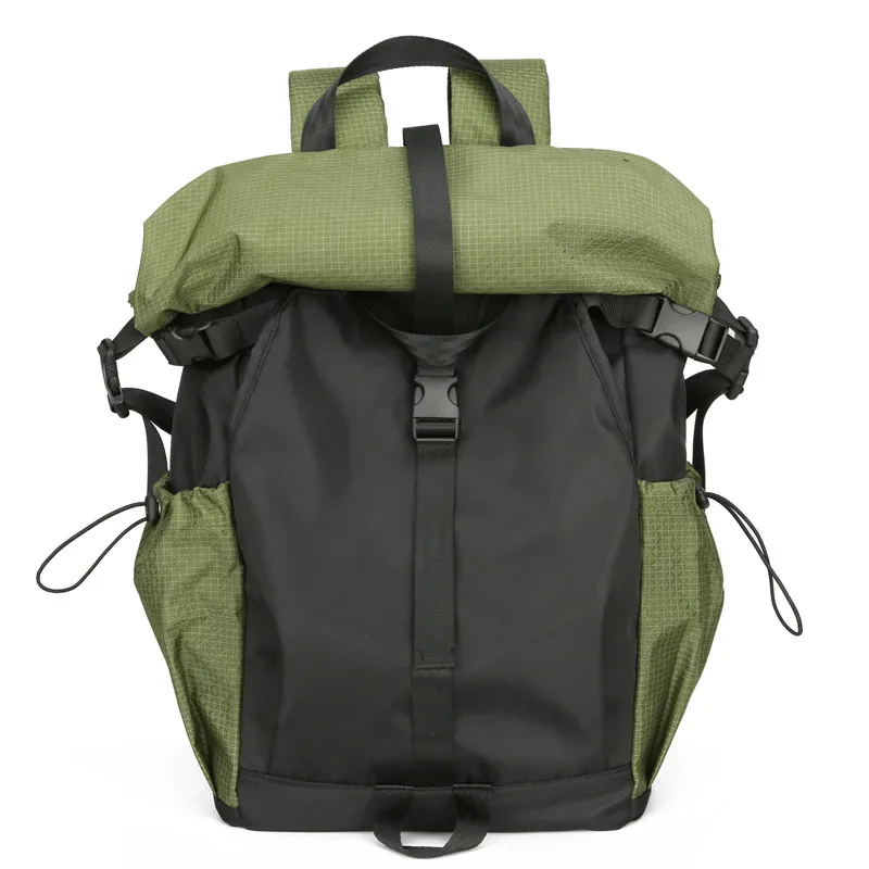 sac à dos de sport en plein air pour hommes, sac à bandoulière pliable enroulable, voyage fonctionnel, cartable pour étudiants