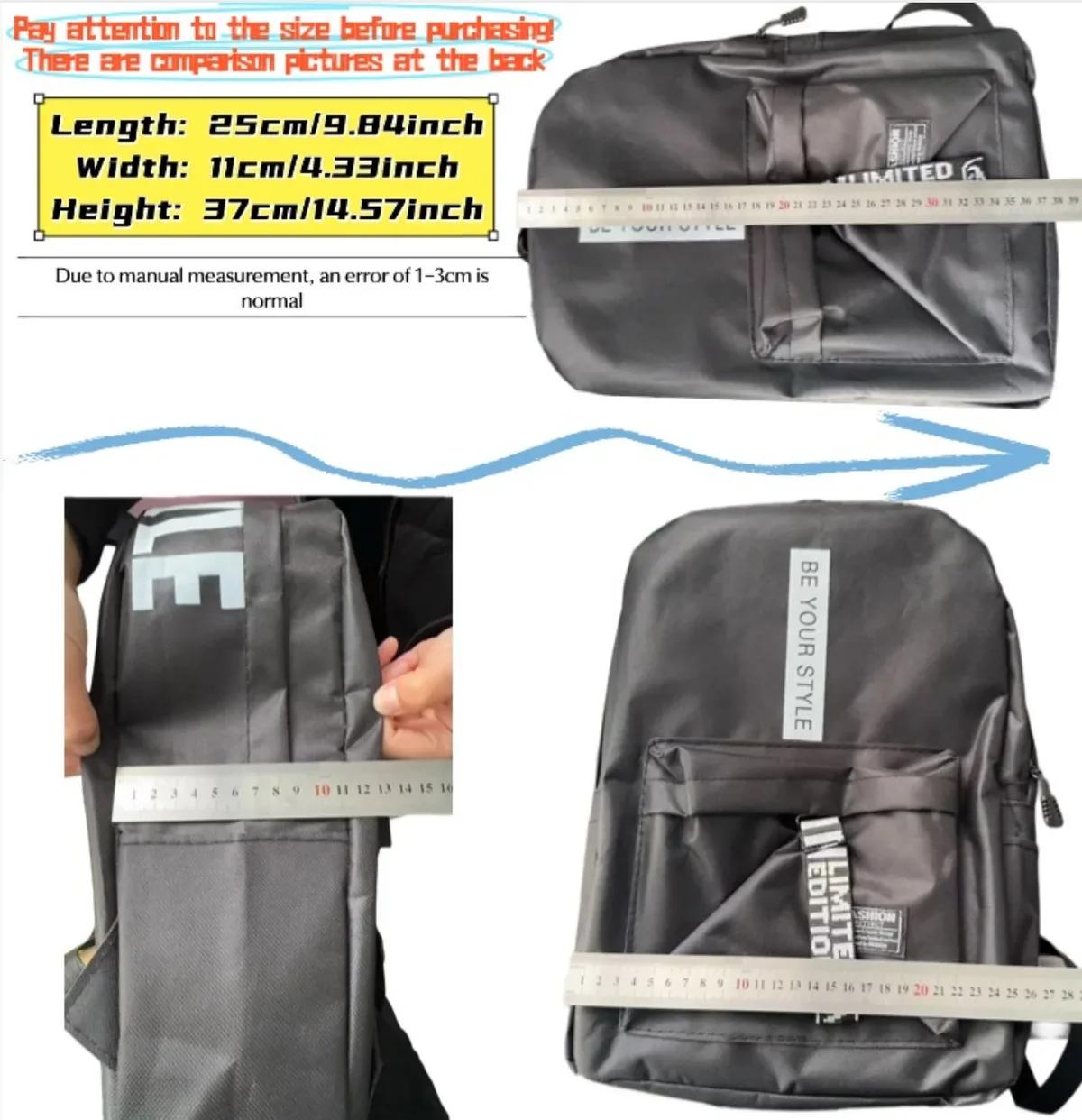 sac à main de grande capacité sr sr pour homme et femme, sacoche tendance pour lycéens
