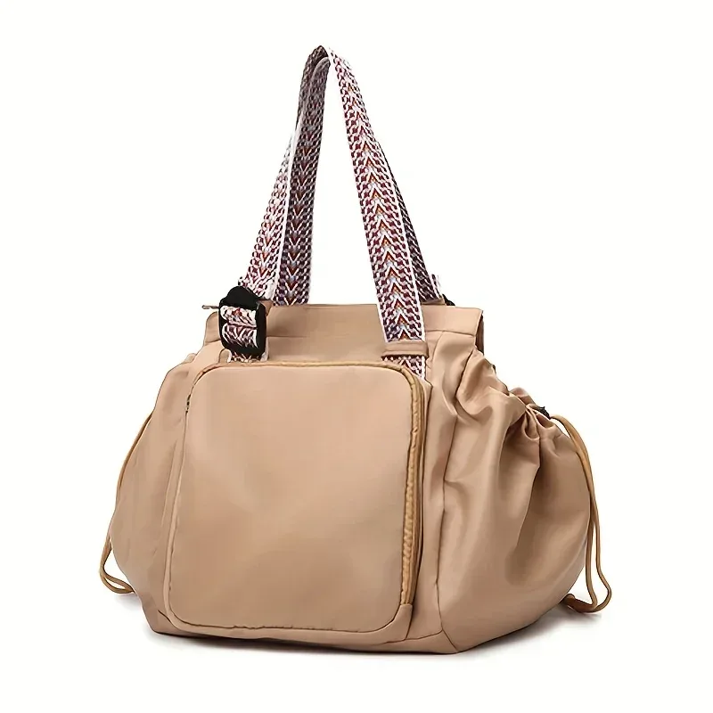 sac de sport de fitness avec poignées, sac à dos de rangement de voyage de grande capacité et berceau convertible polyvalent en tissu oxford