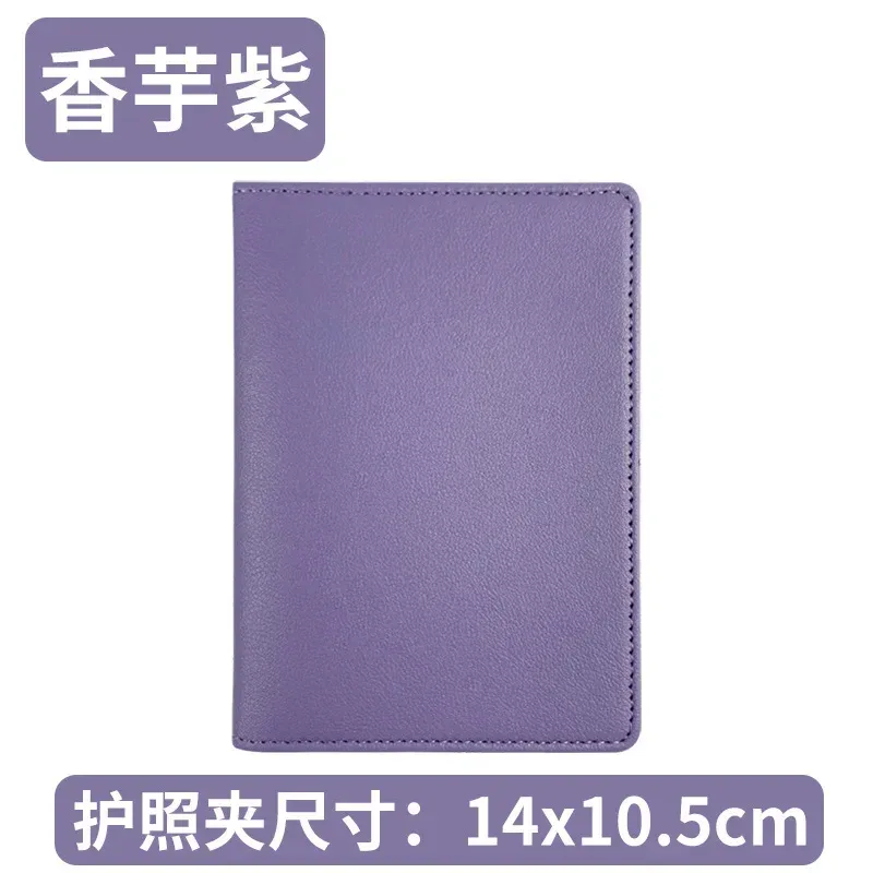 étui porte-passeport en cuir pu, accessoires de voyage, étiquettes de bagages, porte-billet d'affaires, couverture de passeport pour femmes et filles
