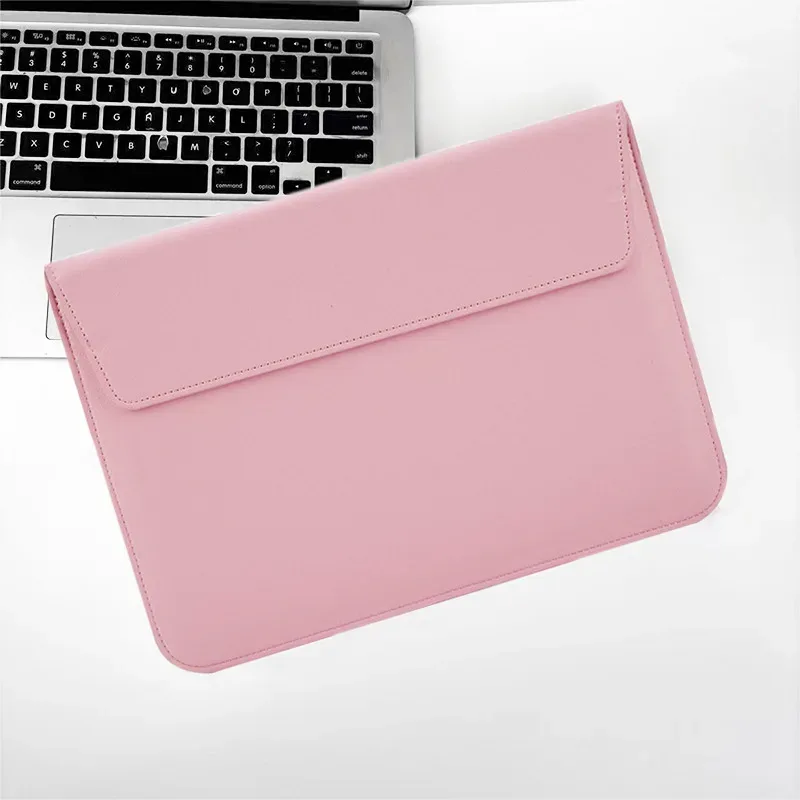 housse pour ordinateur portable avec initiales personnalisées gratuites pour macbook air 13, 13.3, 15.4, retina, unisexe, enveloppe en cuir, pochette pour ordinateur portable