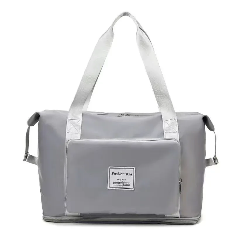 sac de voyage pliable pour femmes, grande capacité, portable, rangement de maternité, courtes distances, voyage, natation, fitness, sac à main