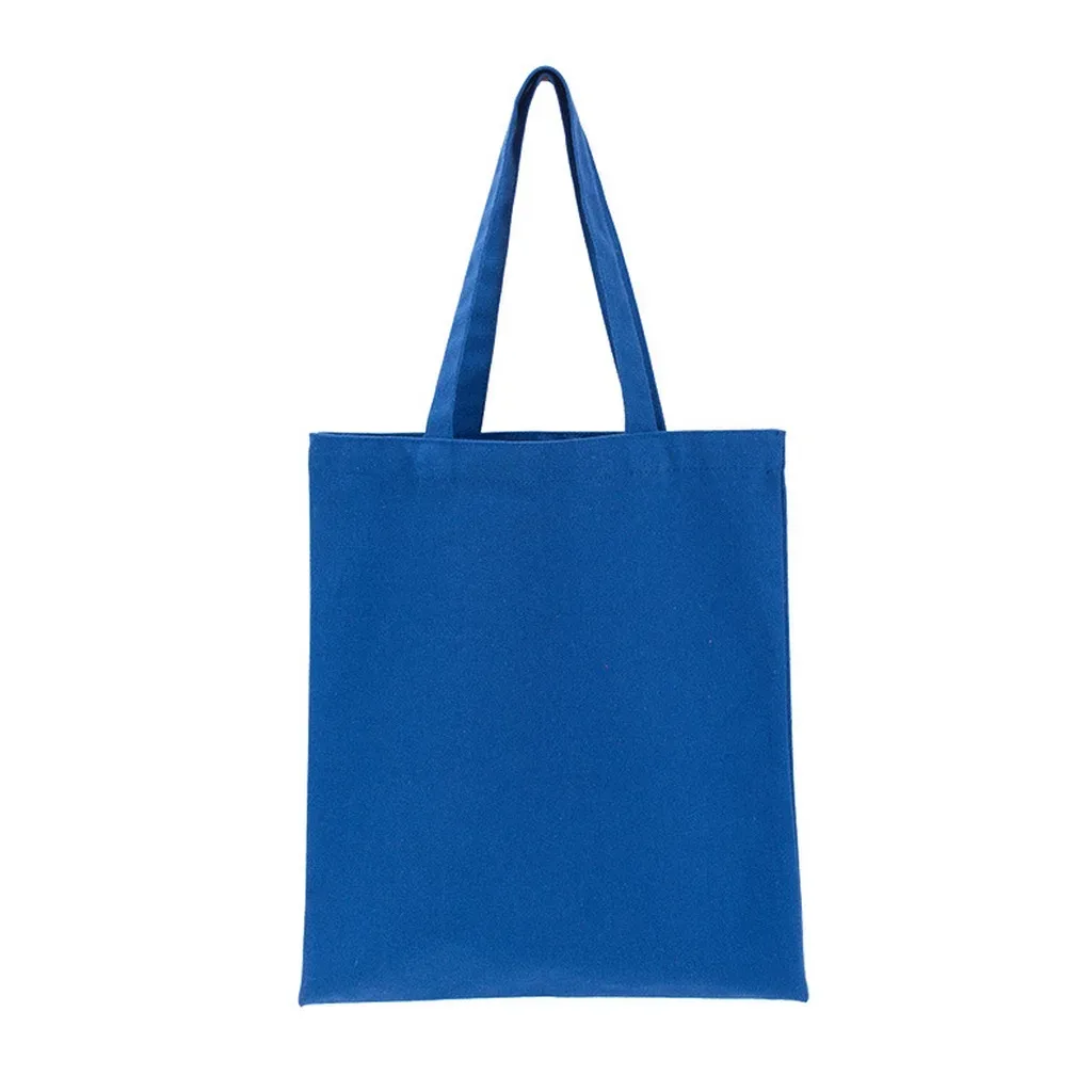 sac fourre-tout en toile naturelle vierge, sac en coton pour la sensibilisation écologique, les sorties décontractées et le shopping quotidien