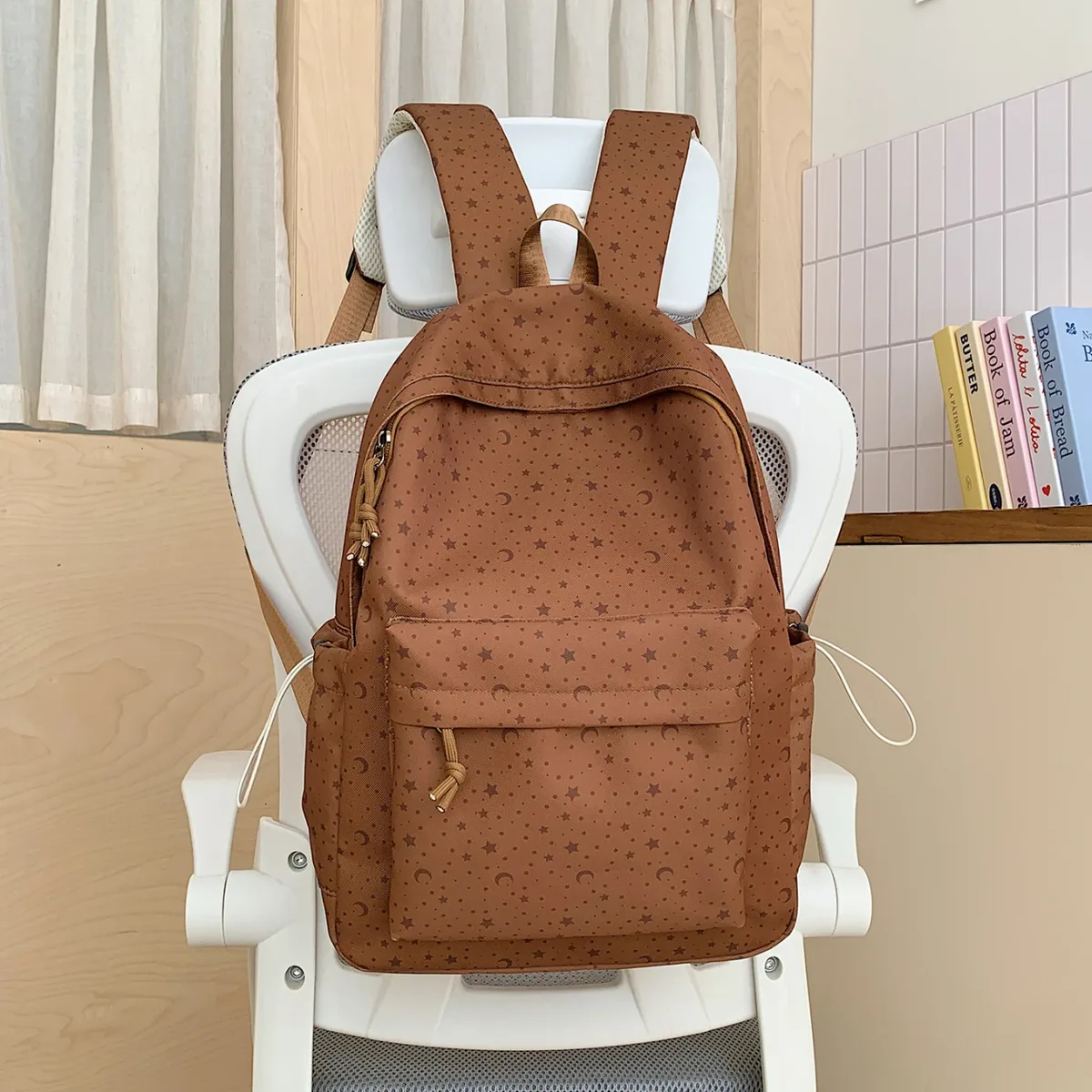 sacs à dos grande capacité oxford stars moon 2026 nouveaux sacs polyvalents simples pour les trajets quotidiens sacs à dos tendance pour étudiants mochila