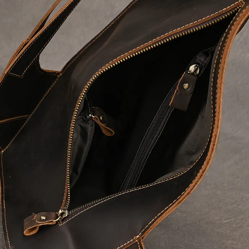 luufan – sac à dos antivol en cuir véritable pour homme et femme, sac de jour pour téléphone ipad, pochette de voyage d'affaires, sac à dos d'école de sécurité