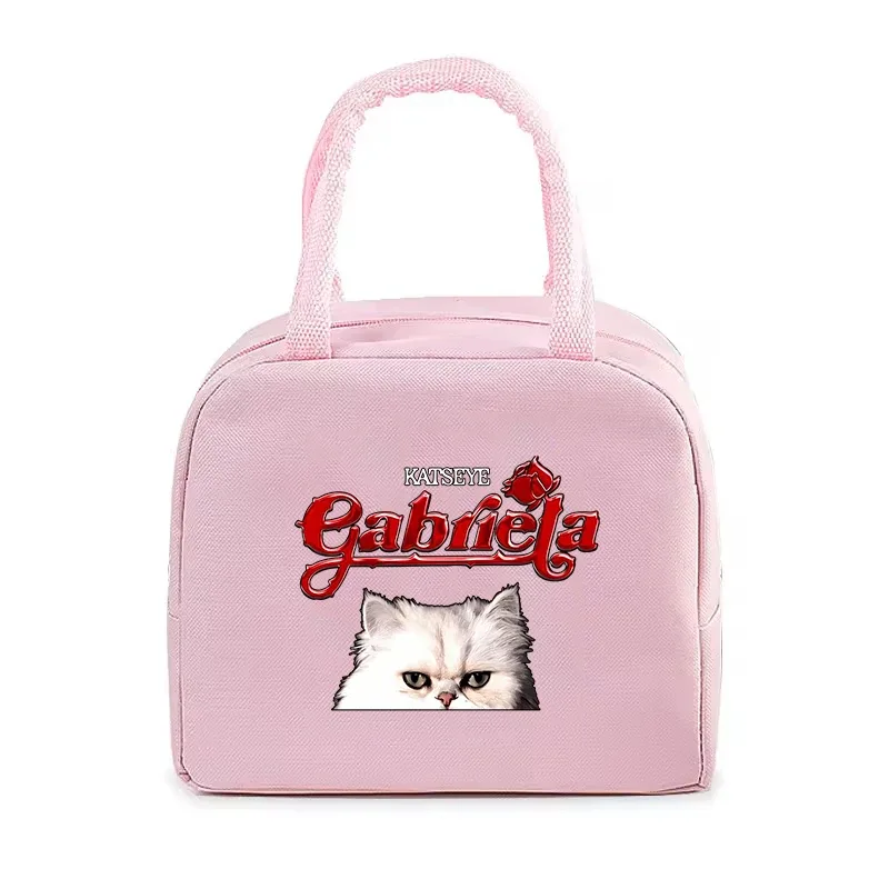 sac fourre-tout imprimé kpop katseye, boîte à lunch thermique, sac de rangement pour hommes, femmes, bureau, étudiants, sacs isothermes pour bento, sac à lunch pour enfants, cadeaux
