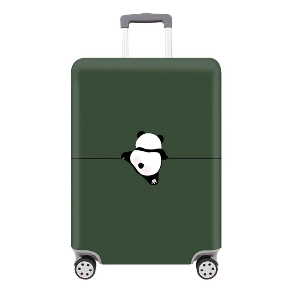 housse de protection anti-rayures pour bagages, anti-poussière, antivol, housse de valise élastique avec motif animal mignon, accessoires de voyage