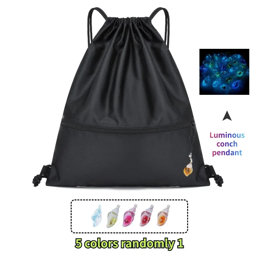 sac à dos léger à cordon de serrage pour hommes et femmes, sac à dos de sport, de fitness, de loisirs en plein air, sac à fermeture éclair