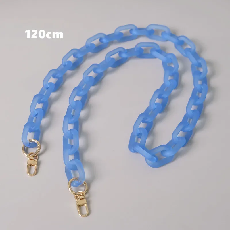 accessoires de sac à bandoulière en acrylique pour femmes, pièces détachables, chaîne de remplacement, bonbons, mignon, sangle mate, chaîne de poignée d'épaule, nouvelle mode