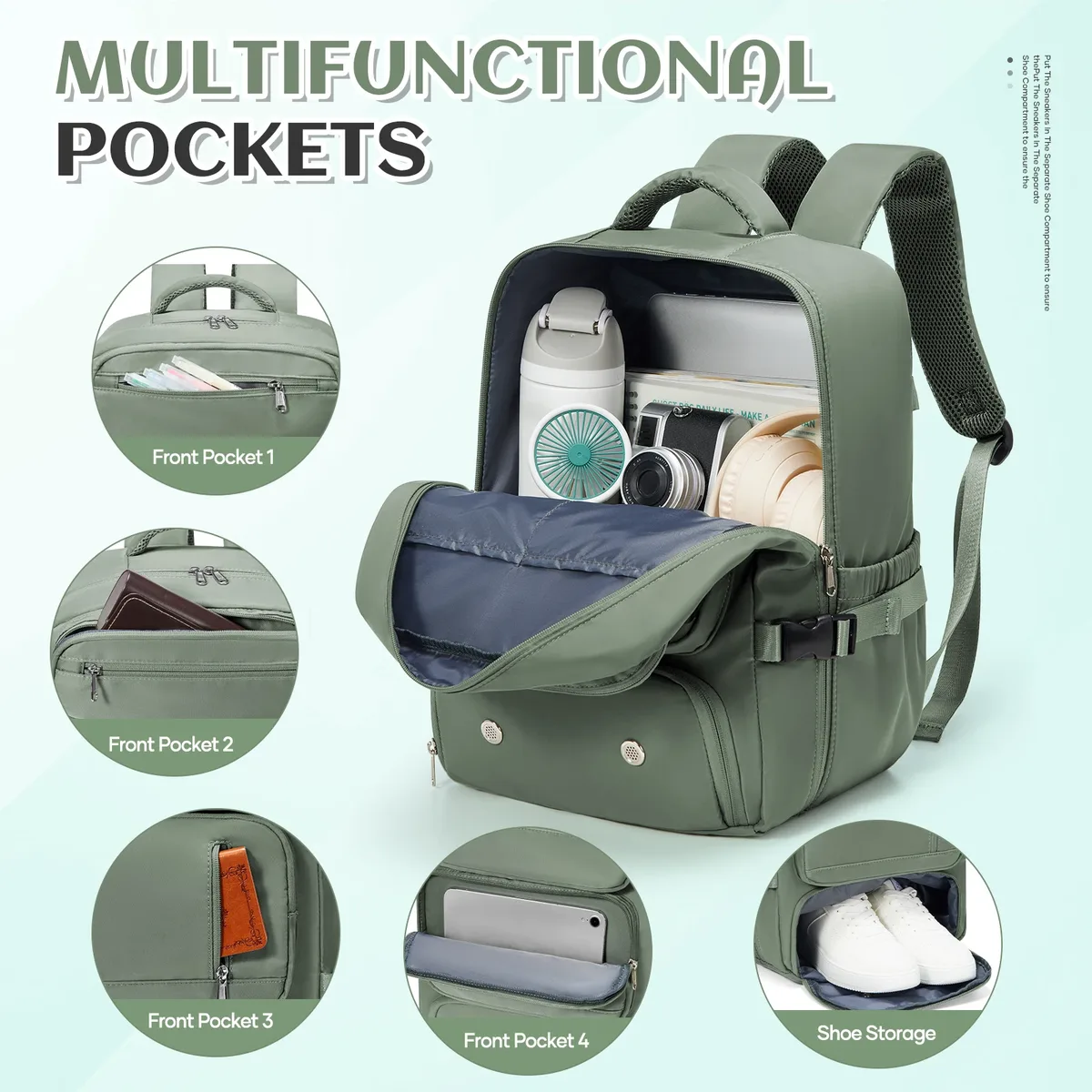 sac à dos ryanair 40x30x20, bagage à main, sac pour ordinateur portable, antivol, sac pour homme et femme, pour le sport, la randonnée, les voyages, sac de cabine