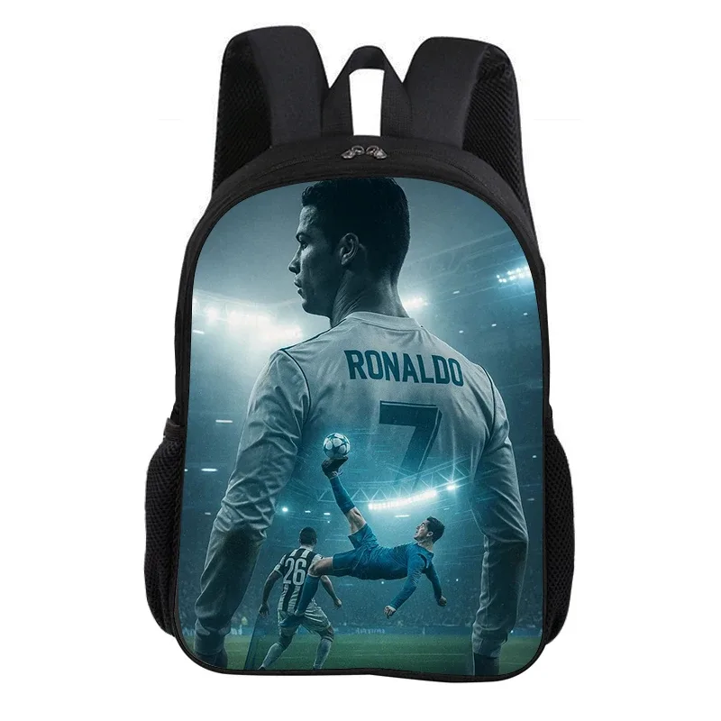 sac à dos cr football star, sac à dos pour enfant, sac à dos scolaire ronaldo, sac à dos de sport de football, sac à dos scolaire tendance, cadeau pour enfants