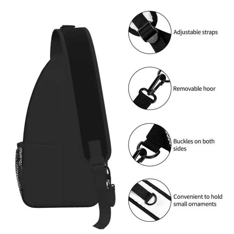 umbrella corporation sling chest bag – sac à dos quotidien durable et imperméable, à bandoulière, pour hommes et femmes, pour voyage, randonnée, sac à dos de jour