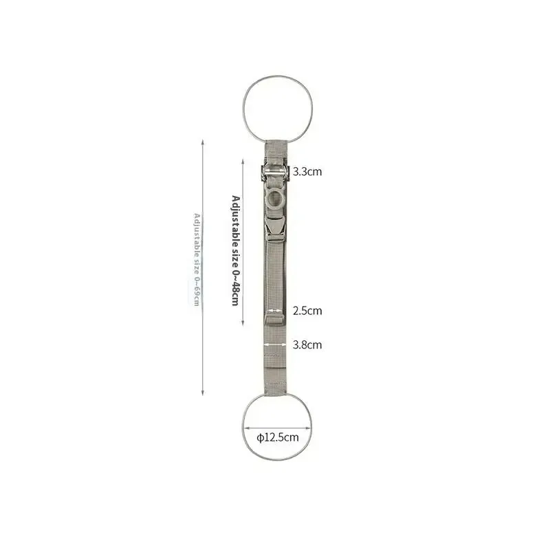 ceinture emballage métal réglable poignée voyage fixation anneau bande sangle elastic universel crochet transport travail explorateur