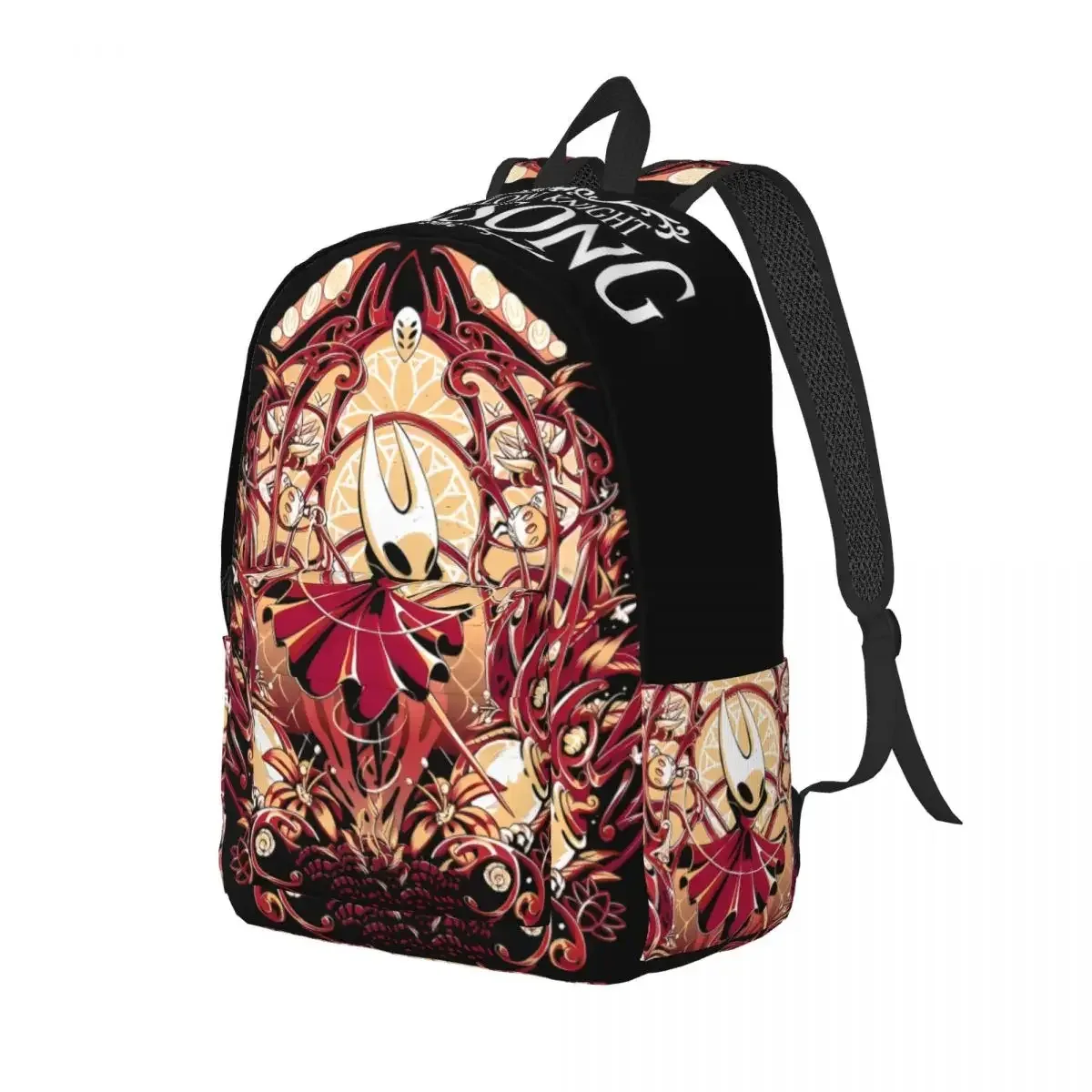 sac à dos hornet hollow knight silksong pour hommes et femmes, sac à dos cool pour l'école, la randonnée, les voyages, sac à dos gothique pour ordinateur portable, sacs en toile durables