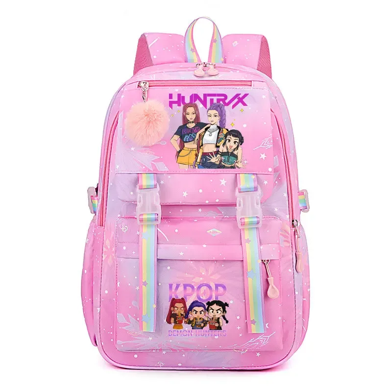 sac à dos kpop demon hunters pour étudiantes, lycéennes, collégiennes, polyvalent, adapté au quotidien et aux activités de plein air