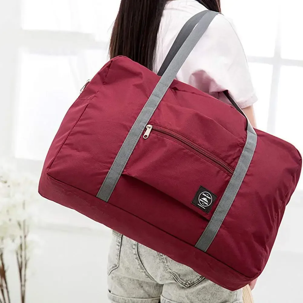 sac de voyage pliable, sac de week-end imperméable de grande capacité, sac de sport à main pour femmes et hommes