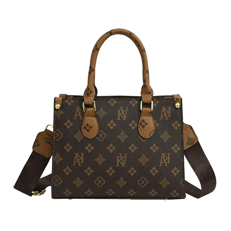 sac à main élégant pour femmes, sac à bandoulière imprimé rétro de luxe de styliste en cuir, sac à main messager pour voyage