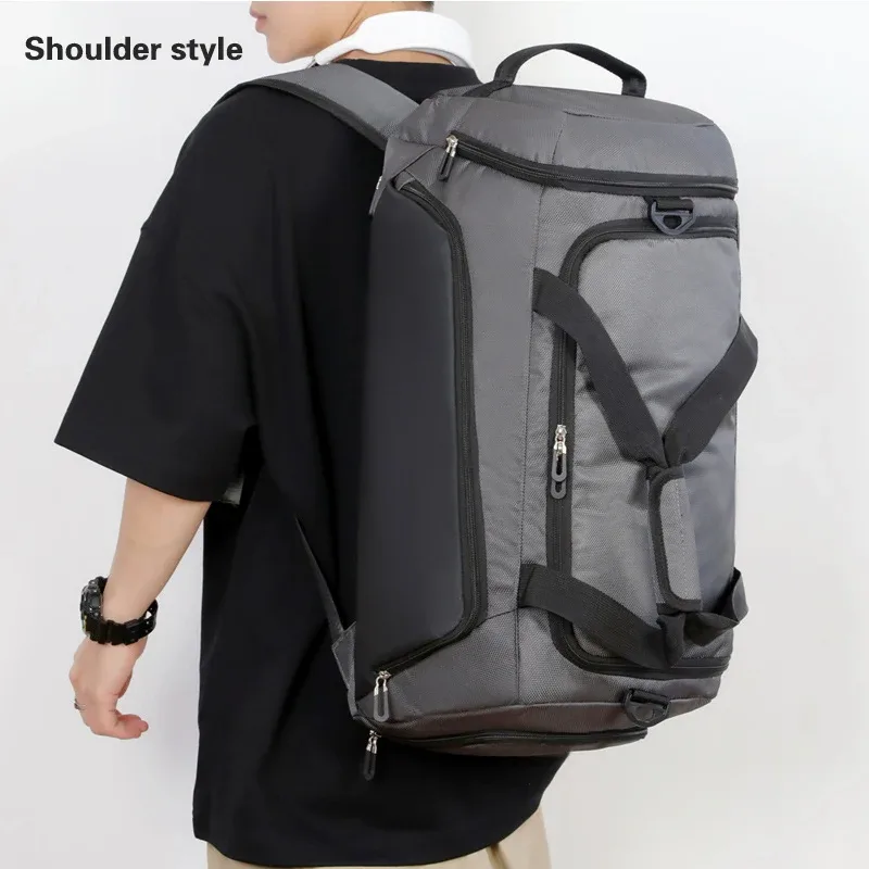 sac de sport personnalisé avec logo, sacs de fitness étanches pour vêtements secs et humides, sac à bandoulière pour la natation, sac de voyage et de sport en plein air avec logo personnalisable.